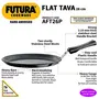 Hawkins Futura Hard Anodised Flat Tava with Plastic Handle Diameter 26 cm Thickness 4.88 mm Black (AFT26P), 2 image
