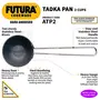 Hawkins Futura Hard Anodised Tadka Pan / Spice Heating Pan Capacity 0.48 Litre Diameter 12 cm Thickness 3.25 mm Black (ATP2)Aluminium 4.72 IN, 2 image