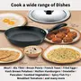 Hawkins Futura Nonstick Frying Pan with Stainless Steel Lid Capacity 1 Litre Diameter 22 cm Thickness 3.25 mm Black (NF22S), 5 image