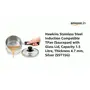 Hawkins Stainless Steel Induction Compatible TPan (Saucepan) with Glass Lid Capacity 1.5 Litre Thickness 4.7 mm Silver (SST15G), 2 image