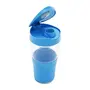 Luminarc Jar to Go - Portable Drinking Glass Bottles Car Mug Transportable Direct Drink Jar Bottles Stylish Mason Jar Bottles Glass Jars Leak-Proof - 500 ml (Blue), 4 image