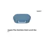 Jaypee plus Carrisafe Steel Lunch Box Set 350 ml 2-Pieces Blue, 2 image