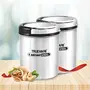 Trueware Stainless Steel Canister Liftup Airtight 500 ml (Set of 2 pcs), 2 image