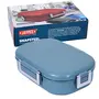 Jaypee plus Carrisafe Steel Lunch Box Set 350 ml 2-Pieces Blue, 5 image