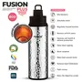 Trueware Fusion Plus 800 Water Copper Bottle with Hammered Lacquer Finish -Silver600ml, 4 image