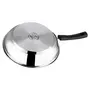 Vinod Induction Base Stainless Steel Frying Pan 22cm - Silver, 3 image