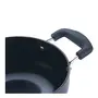 Vinod Black Pearl Hard Anodised Deep Kadai with Glass Lid 2.1 litres Capacity (20 cm Diameter) with Riveted Sturdy Handles - 3.25 mm Thickness Black (Gas Stove Compatible), 7 image