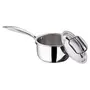 Vinod Platinum Triply Stainless Steel Saucepan with Lid 1.2 LTR(Induction Friendly), 2 image