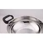 Vinod Stainless Steel Deluxe Kadai with Glass Lid - 24 cm 2.8 Ltr (Induction Friendly), 2 image