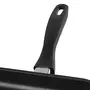 Vinod Zest Plus Non-Stick Square Griddle 24cm Silicone Handle Black, 6 image