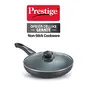 Prestige Aluminium Omega Deluxe Granite Fry Pan with Lid 260 mmBlack, 6 image