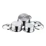Vinod Stainless Steel Bremen Saucepot with Glass Lid - 3 Pieces(( 1 Ltr 1.5 Ltr and 2 Ltr), 4 image