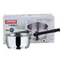 Vinod Stainless Steel Tivoli Saucepan Without Lid- 1.1 LTR (Induction Friendly), 6 image