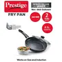 Prestige Aluminium Omega Deluxe Granite Fry Pan with Lid 260 mmBlack, 3 image