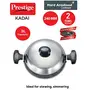 Prestige Aluminium Hard Anodised Cookware Kadhai 24 cm Black, 3 image