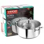 Vinod Stainless Steel Induction Friendly Roma Saucepot 20cm3ltr Silver, 6 image