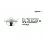 Vinod Stainless Steel Kadai with Glass Lid- 26 cm 4 Ltr (Induction Friendly), 2 image