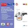 Prestige Svachh Deluxe Alpha 3.5 Litre Stainless Steel Outer Lid Pressure Cooker, 4 image