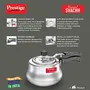 Prestige Svachh 10756 3 L Aluminium Inner Lid Pressure Handi with Deep Lid for Spillage Control Silver, 5 image