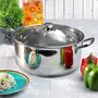Vinod Stainless Steel Induction Friendly Roma Saucepot 24cm5ltr Silver, 2 image