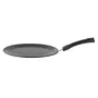 Vinod Hanos Non-Stick Concave Tawa 26.5 cm Diameter Hard Anodised Non-Stick Coating with Riveted Handle - 5.25 mm Thickness Black (Induction and Gas Stove Friendly), 6 image