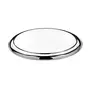 Vinod Stainless Steel Rajbhog Plate Lunch & Dinner Plate Set of 4 Pieces Diameter 28.5 cm Smokey Grey Large, 7 image