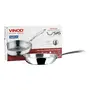 Vinod Platinum Triply Stainless Steel Fry Pan - 20 cm (Induction Friendly) Silver 20cm, 5 image