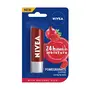 NIVEA Lip Balm Pomegranate Shine 24h Moisture with Natural Oils Dark Red Shine & Pomegrenate Aroma 4.8 g