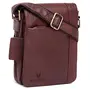 WILDHORN Leather Sling Messenger Bag (Bombay Brown) L- 8.5inch W-3 inch H-10.5 inch