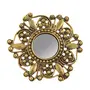 Zephyrr Jewellery Adjustable Round Ring with Carved Design Mirror