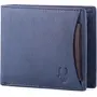 WILDHORN Classic Blue Leather Wallet for Men