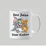 Home Choice Tere Jaisa Yaar Kaha Tom & Jerry Printed Ceramic Coffee Mug (White 330 ml)