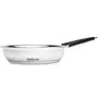 Helicon Premium Try Ply Bottom Stainless Steel Fry Pan_Thickness 3.25mm_(Works Induction and Gas Stove Both) (Medium/Capacity: 1.5Ltr/Diameter: 22Cm)