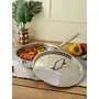 Aurum Triply Induction Base Stainless Steel Saute Pan with SS Lid 22 cm 1.8 LTR