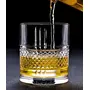 PrimeWorld Signature Crystal Whiskey Glasses Set of 6 pcs- 300 ml Bar Glass for Drinking Bourbon Whisky Scotch Cocktails Cognac- Old Fashioned Cocktail Tumblers