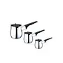Taluka Stainless Steel Coffee Warmer Non-Heating Handle Set of 3 180 ML || 280 ML || 480 ML Use Home Hotel Restaurant