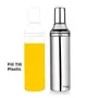 Crystal Stainless SteelÂ Oil Pourer/Dispenser 1 Litres Silver, 5 image