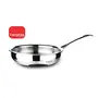 Crystal TriPro -Triply Stainless Steel Fry Pan - 20 cm (Induction Bottom) Silver (CTP-FRP-001), 2 image