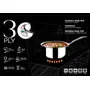 Crystal TriPro -Triply Stainless Steel Saucepan with Lid - 14 cm (Induction Bottom) Silver (CTP-SP-001), 4 image