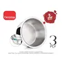 Crystal TriPro -Triply Stainless Steel Tope with Lid - 18 cm (Induction Bottom), 3 image