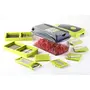Crystal Plastic Compact Multipurpose Dicer/Grater (12 in 1 Multicolor), 2 image