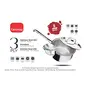 Crystal TriPro -Triply Stainless Steel Saucepan with Lid - 14 cm (Induction Bottom) Silver (CTP-SP-001), 3 image
