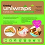 Oddy Uniwraps Food Wrapping Paper Sheets | Wrap Roti Parantha Sandwich Burger & More! Keep Food Safe & Fresh | 10x12 Inches Pack of 100 Sheets, 3 image