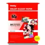 Oddy 210 GSM A4 Size Glossy Photo Paper  Waterproof & Smudge resistant pack of 50 sheets compatible with Inkjet printer