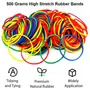 Oddy Multicolor High Stretch Rubber Bands 1.5 Inch Pack of 500 Grams - Ideal for Office/School/Home & Kitchen Application, 3 image