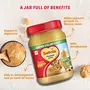 Saffola Peanut Butter with Jaggery | No Refined Sugar| Crunchy| 24.3g Protein 900g, 4 image