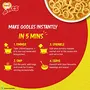Saffola Oodles Ring Noodles Yummy Masala Flavour No Maida Whole Grain Oats 184g Pouch, 5 image