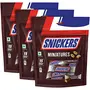 Snickers Miniatures Peanut Chocolate Pouch 180gm (Pack of 3)