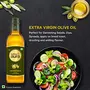 Saffola Aura Extra Virgin Olive Oil | Cold Pressed Oil | Perfect For Salads and Dips| 1Litre, 5 image