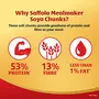 Saffola Mealmaker SOYA Chunks with Supersoft Technology Tender & Juicy Pouch 3 x 400gm, 2 image